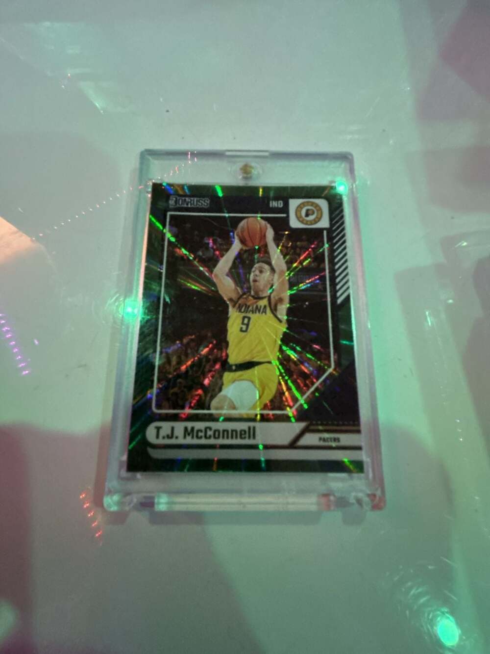 2024-25 Panini Donruss #181 T.J. McConnell Indiana Pacers Laser Holo Parallel